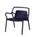 19 Poltrona Enjoy Rivatti 53 cm -Largura- em Polipropileno -PP- Preto com Protecao UV
